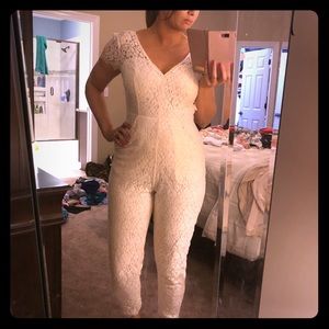 White Lace Jumper